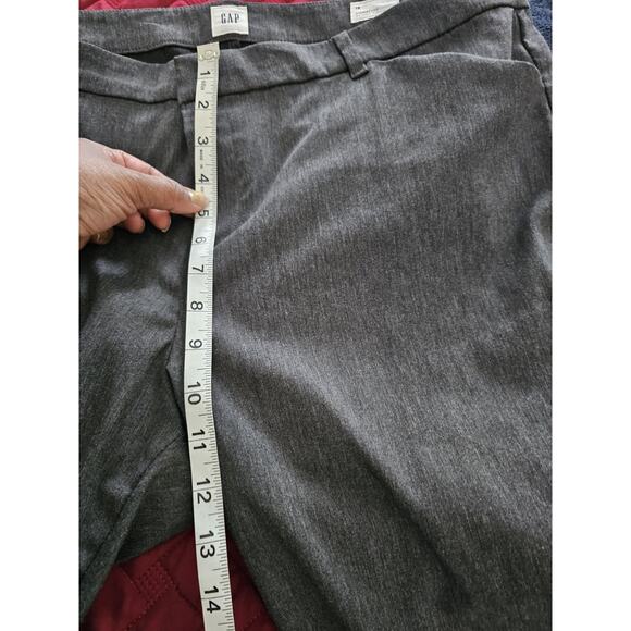 Gap Womens 18 Signature Skinny Ankle Pants Stretch Heather Gray Mid Rise - Picture 5 of 8